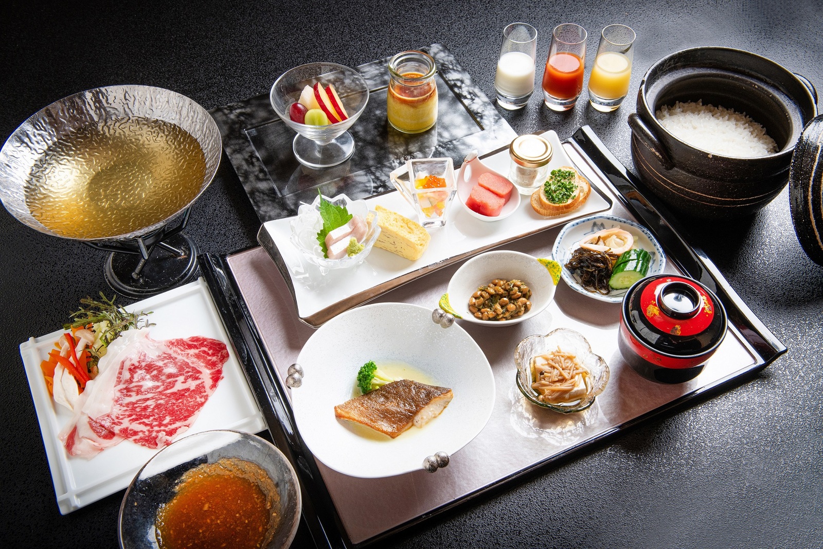 望楼NOGUCHI函館 【スタンダード】朝食のみ～港町ならではの海の幸と釜炊きご飯が美味しいセットメニュー／1泊朝食