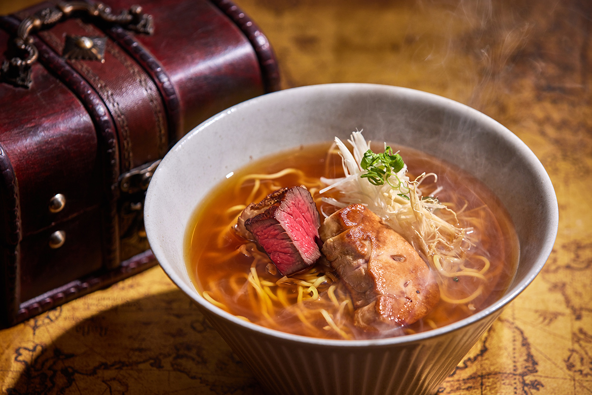 グランドパーク小樽 【朝夕2食付】和牛とフォアグラのラーメンやステーキサンドなどシーサイドレストランの選べる夕食プラン