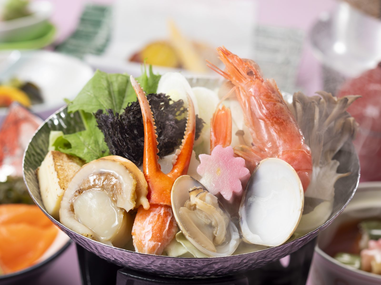ホテルゆもと登別 ◇夕食はお部屋で♪ ～遊湯食彩～【海鮮メイン】笑福御膳