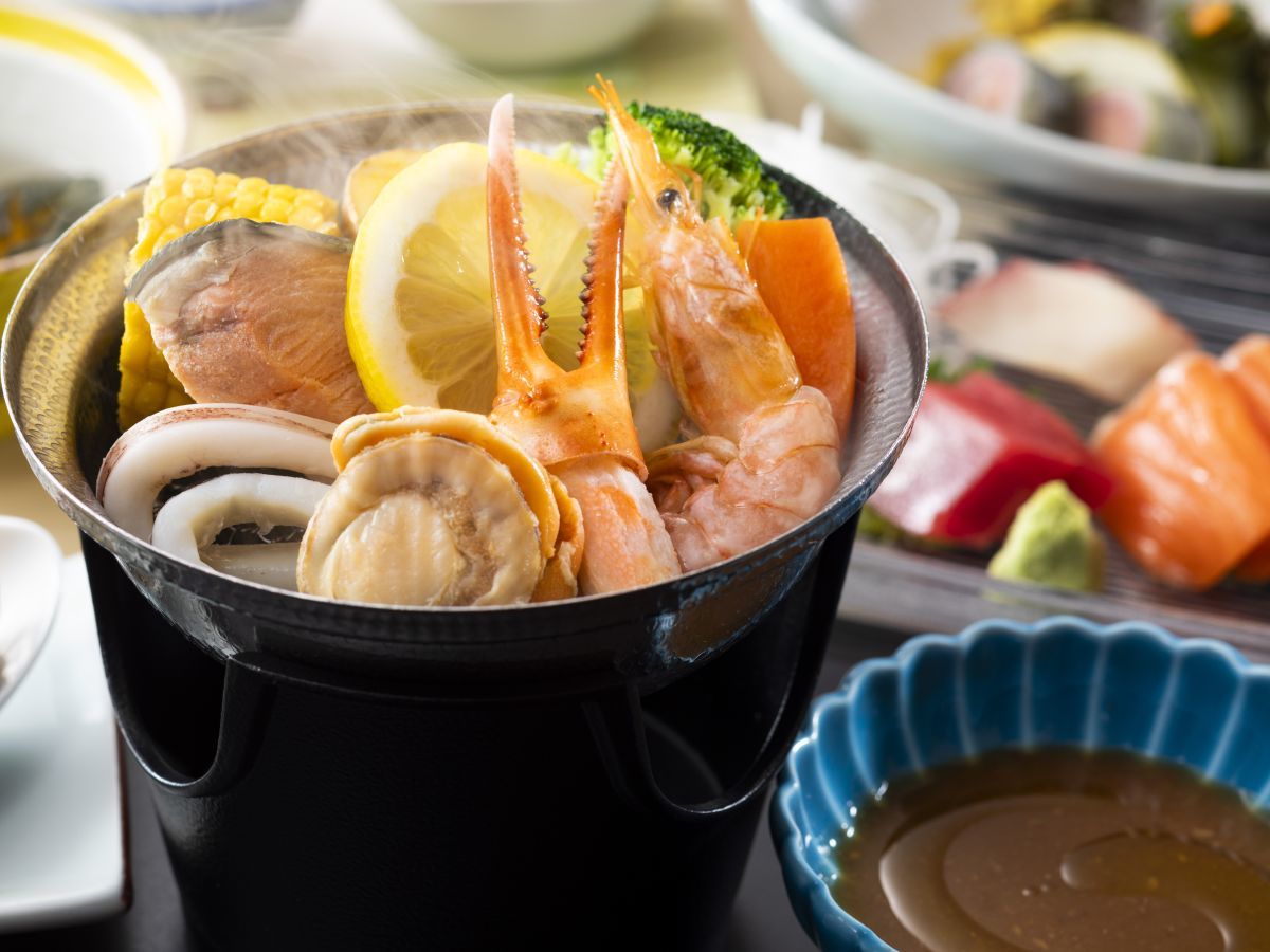 ホテルゆもと登別 ◇夕食はお部屋で♪ ～遊湯食彩～【海鮮メイン】笑福御膳