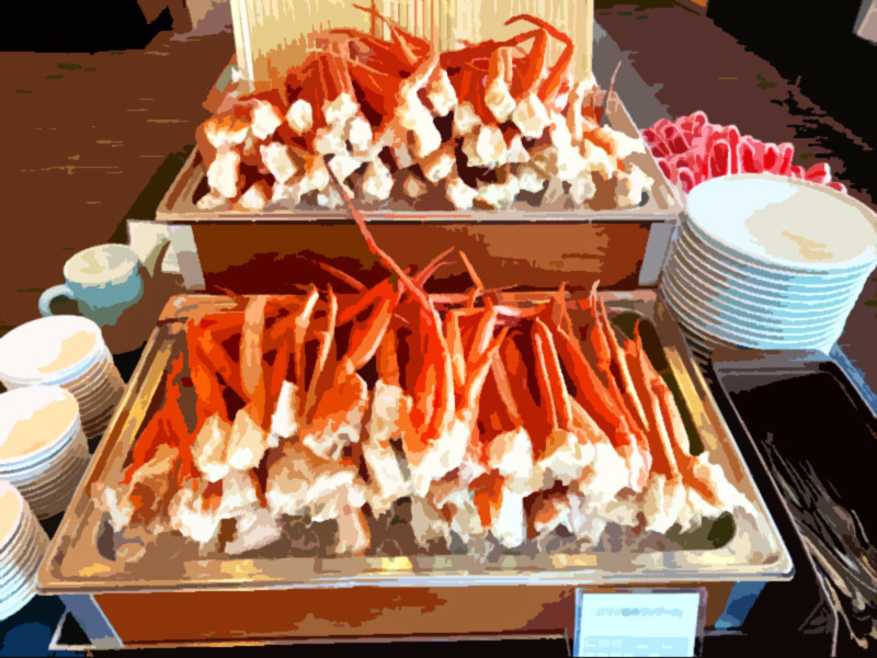 サフィールホテル稚内 【2食付◇夏季限定ディナーバイキング】ズワイ蟹と帆立貝の殻焼きやローストビーフが食べ放題★