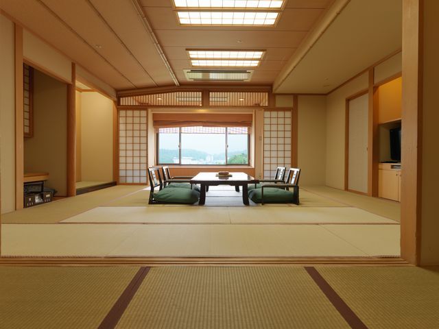 あかん遊久の里 鶴雅 【本館／栞】湖側グループ客室／多人数でも快適に過ごせる...