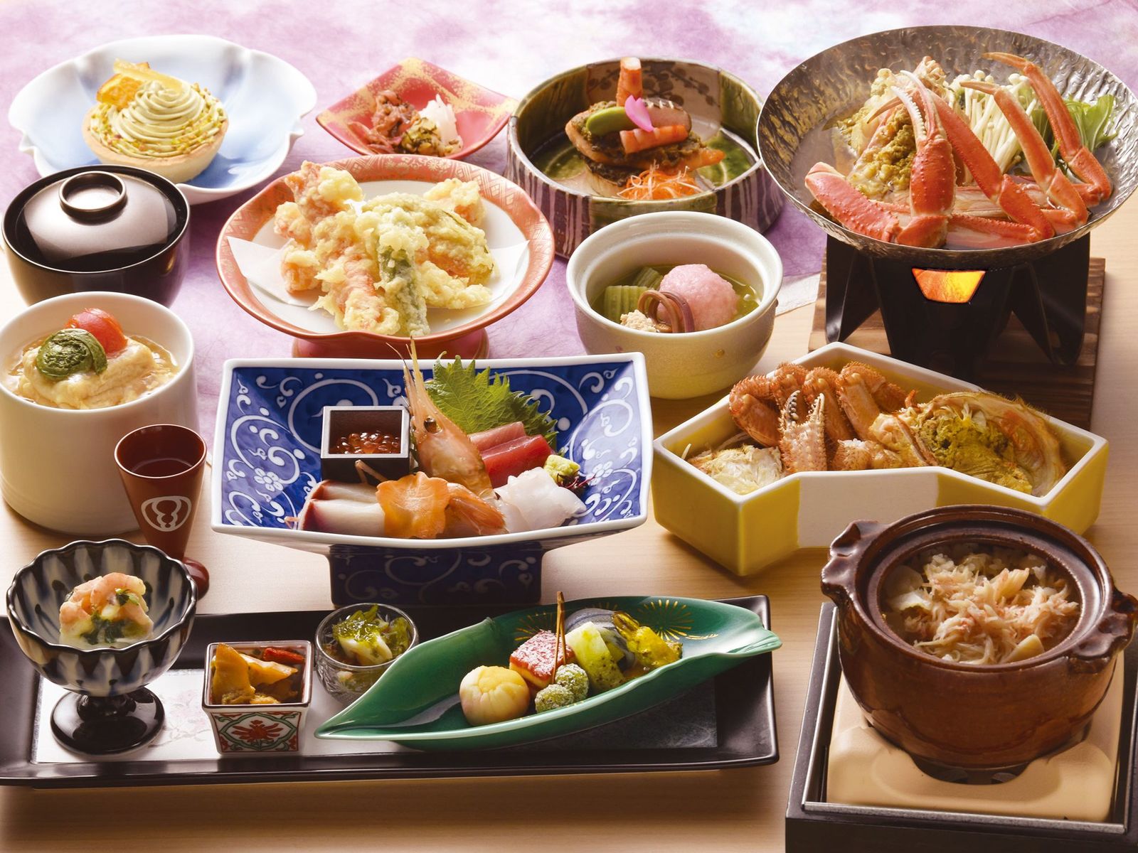 第一滝本館 【スタンダード】カニ尽くしの贅沢なご夕食をお部屋で味わう部屋食プラン／蟹御膳・和朝食