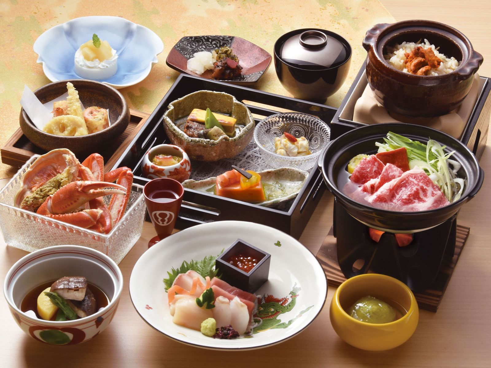 第一滝本館 【スタンダード】北海道の旬の味覚を食事処で楽しむ／特別御膳・和朝食