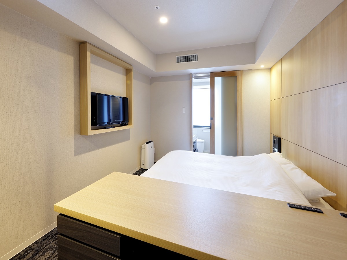 JRイン札幌北2条 160cm幅ベッドでゆったりお寛ぎいただけるお部屋（リ...