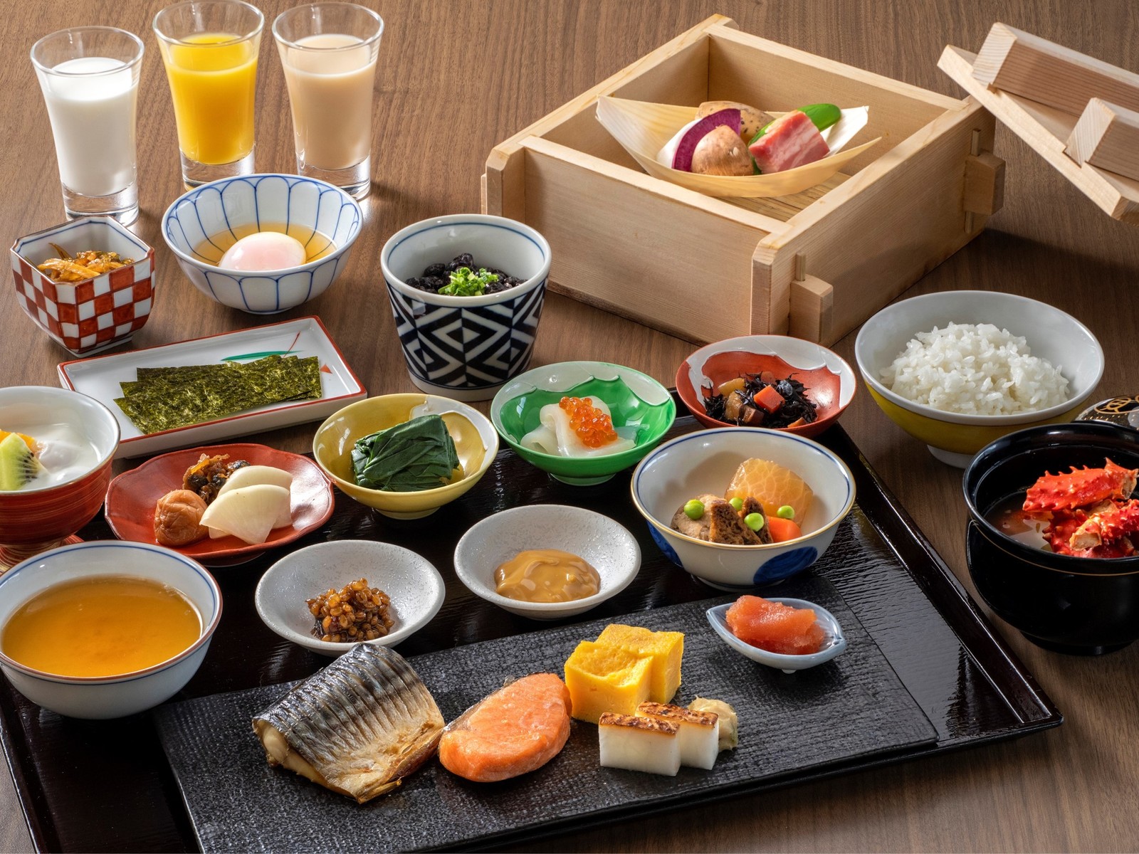 定山渓 ゆらく草庵 【スタンダード／1泊朝食付】当日22時まで予約可能◎全室に天然温泉風呂を完備！＜朝食は和食膳をご用意＞