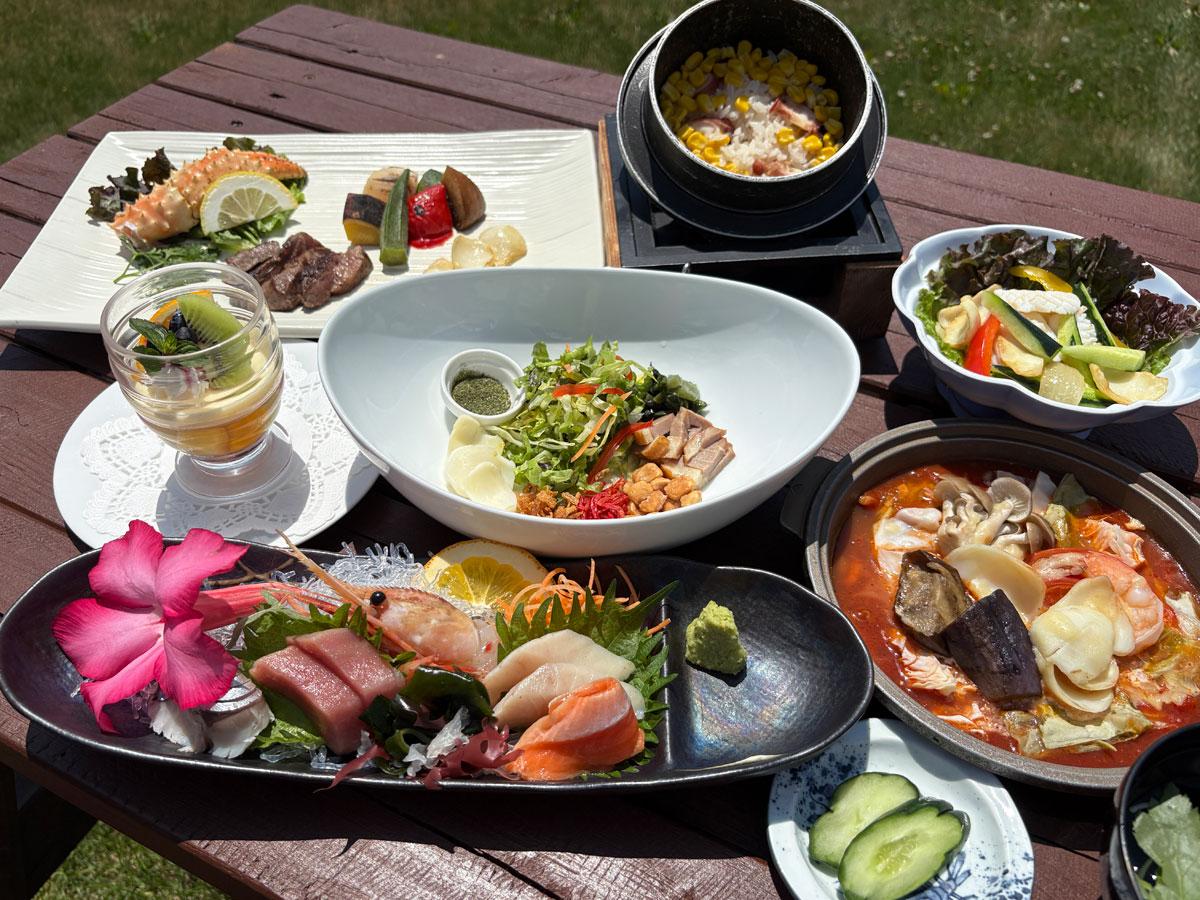 十勝ナウマン温泉 ホテルアルコ 【2食付】★北海道十勝グレードアップ和洋創作膳★