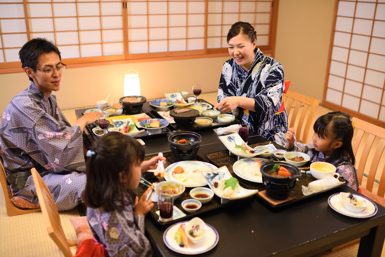 結びの宿　愛隣館 【部屋食】夕食は季節の和食膳♪ 部屋食基本プラン ※5名様以上は個室会場