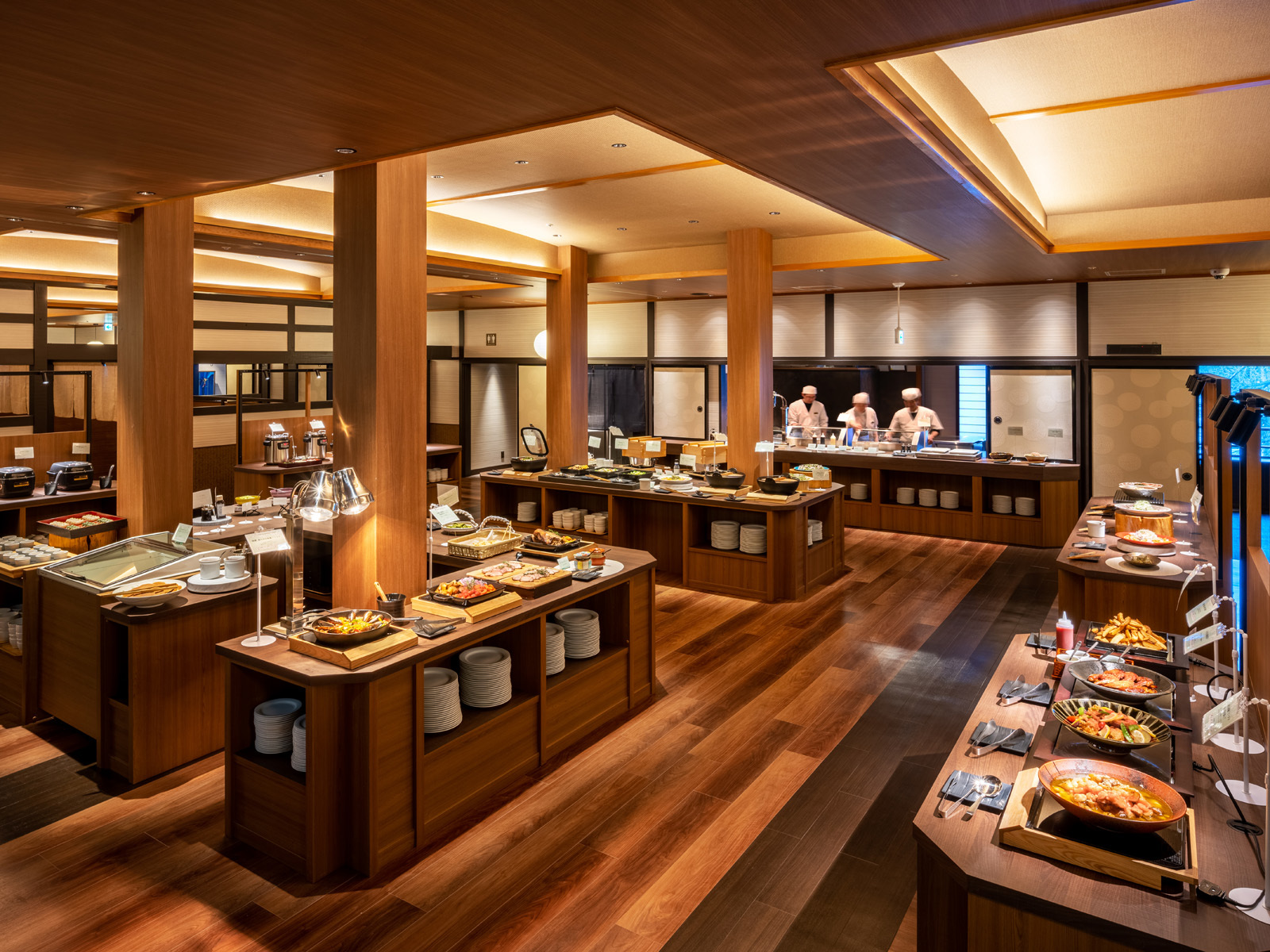 結びの宿　愛隣館 【里山】夕食は人気のビュッフェ♪ 新お食事処「里山ダイニング」基本プラン