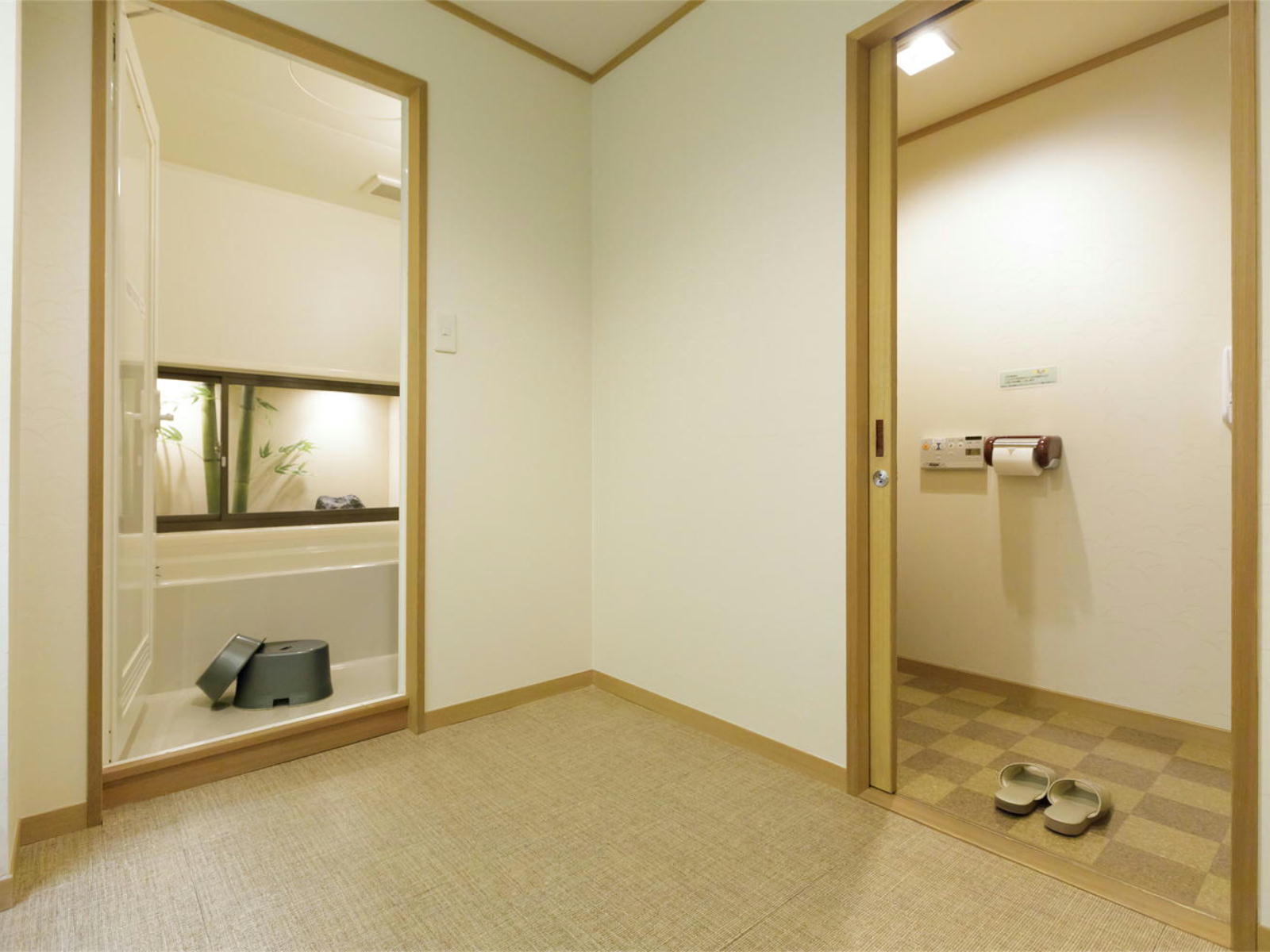 盛岡つなぎ温泉 ホテル紫苑 特別室【若竹】・【老松】トイレまわり