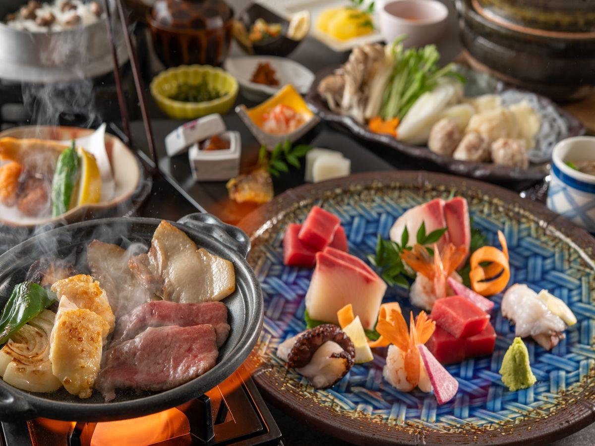 亀の井ホテル　一関 【土地の恵み会席】目に麗しく食べて美味な旬の岩手の味