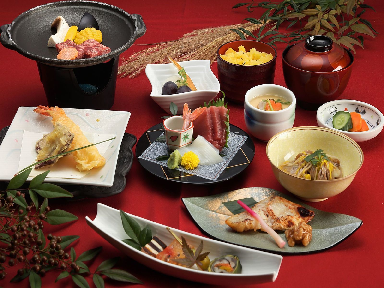 秋保リゾートホテルクレセント 1泊2食付・お値段重視おてがるコース(懐石料理)　