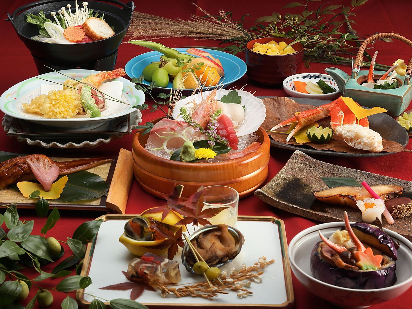 秋保リゾートホテルクレセント 1泊2食付・夕食グレードアップコース(懐石料理)　