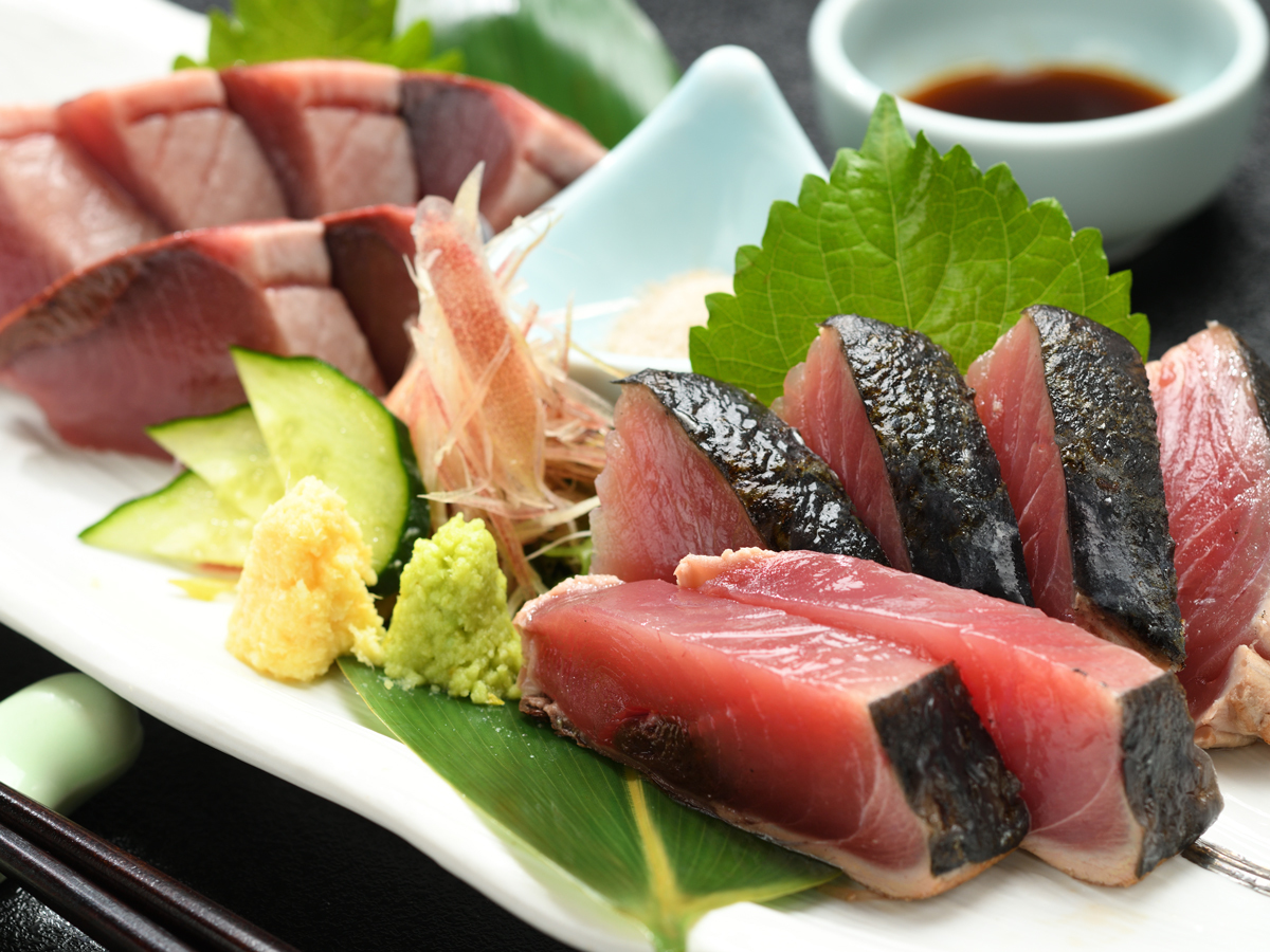 南三陸ホテル観洋 【鮑の踊り焼とカツオ刺し・タタキプラン】