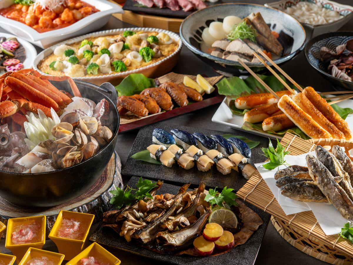 亀の井ホテル 田沢湖 【秋田郷土料理バイキング！】秋田名物や山海の幸を食べ尽くし♪人気No１「うめゃものバイキングプラン」