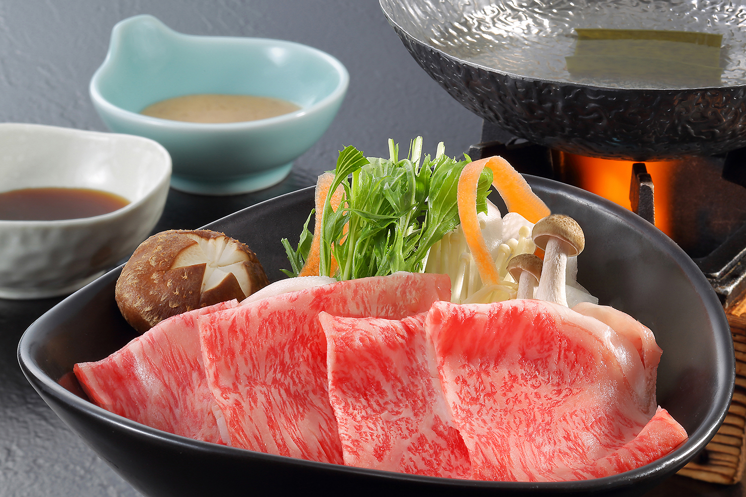 おおみや旅館 【シニア・少食の方におススメ！】夕食控えめのライトプラン♪メインは山形牛しゃぶしゃぶ