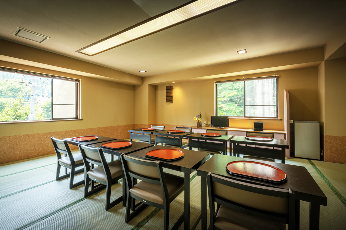 創作料理が自慢の宿　会津　喜多方　熱塩温泉　山形屋 【個室会場食確約】 地産地消の創作膳を人目を気にせず個室でゆったりご堪能＜個室1泊2食＞11時OUT