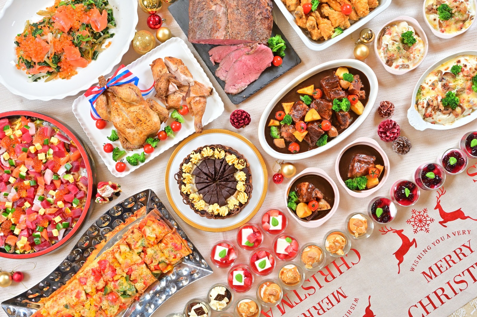 ホテルリステル猪苗代ウイングタワー 期間限定☆家族みんなでクリスマスディナービュッフェプラン