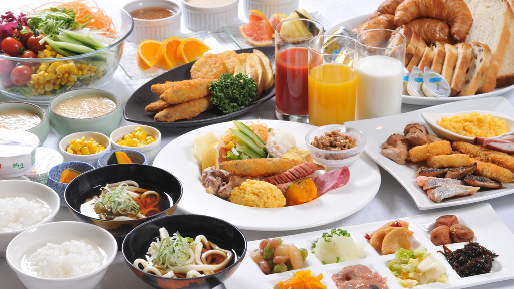 ホテルクラウンヒルズ福島 【朝食付】☆和洋朝食バイキング付プラン☆福島駅東口より徒歩4分♪