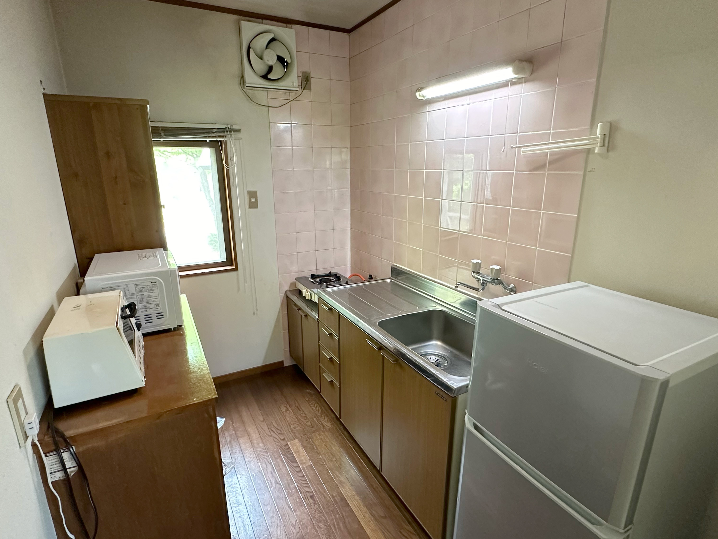 Nature cottage Akabeko 戸建てタイプ3LDKコテージ一例：キッチン