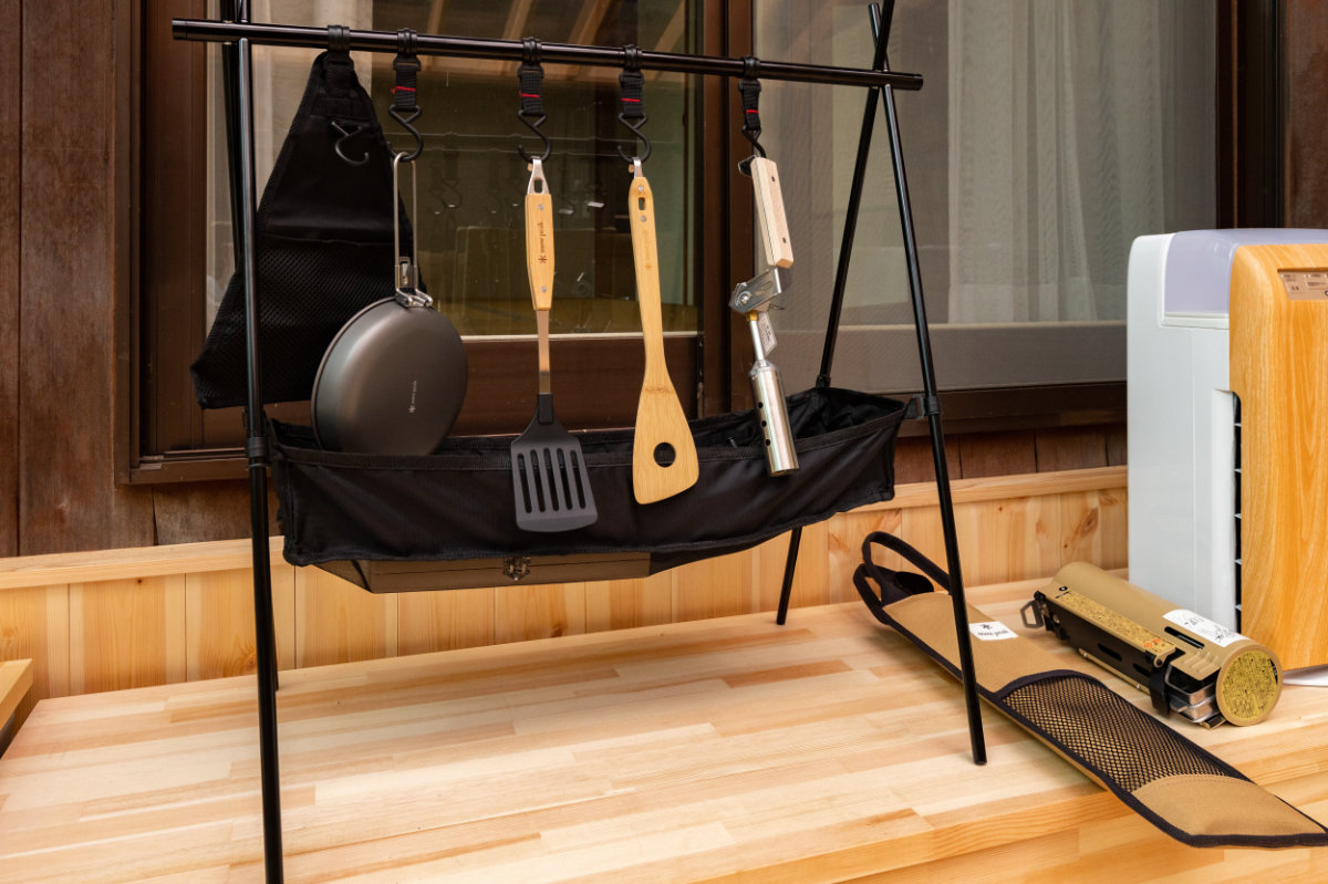 Nature cottage Akabeko リビングテラス：BBQは食材・調味料をご持参ください。