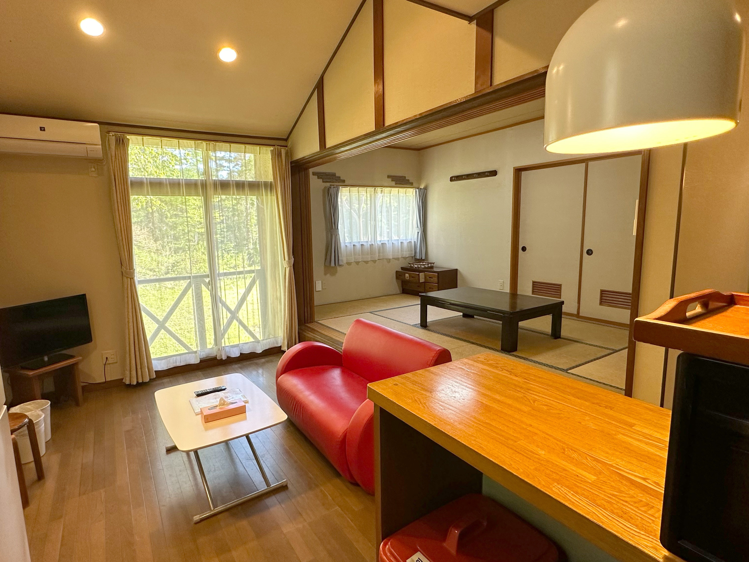 Nature cottage Akabeko 連棟タイプ1LDK：客室一例