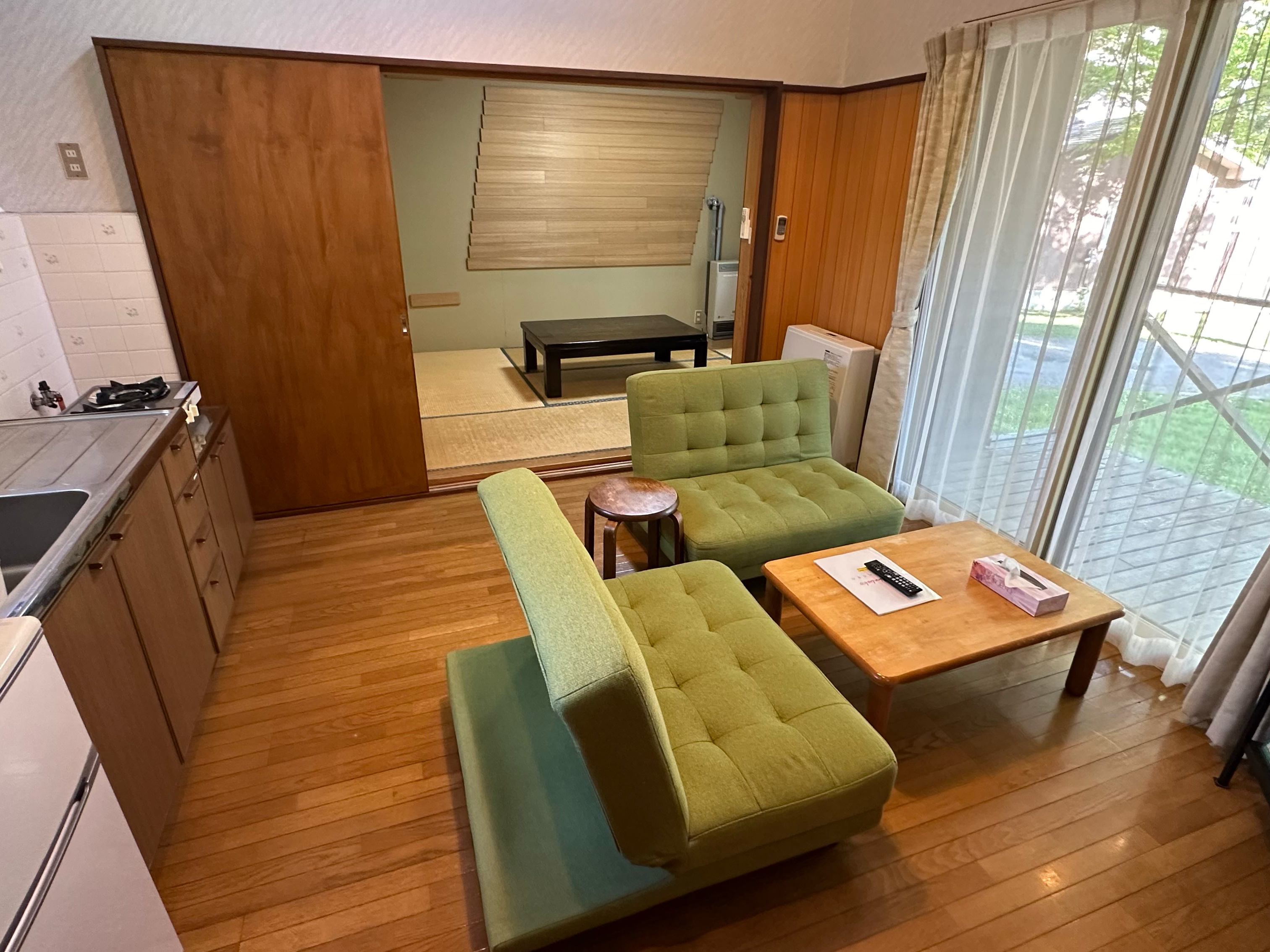 Nature cottage Akabeko 連棟タイプ2DK：客室一例