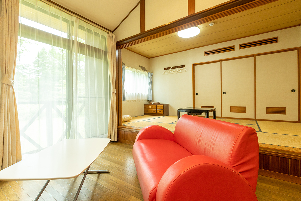 Nature cottage Akabeko 連棟タイプ1LDK：客室一例