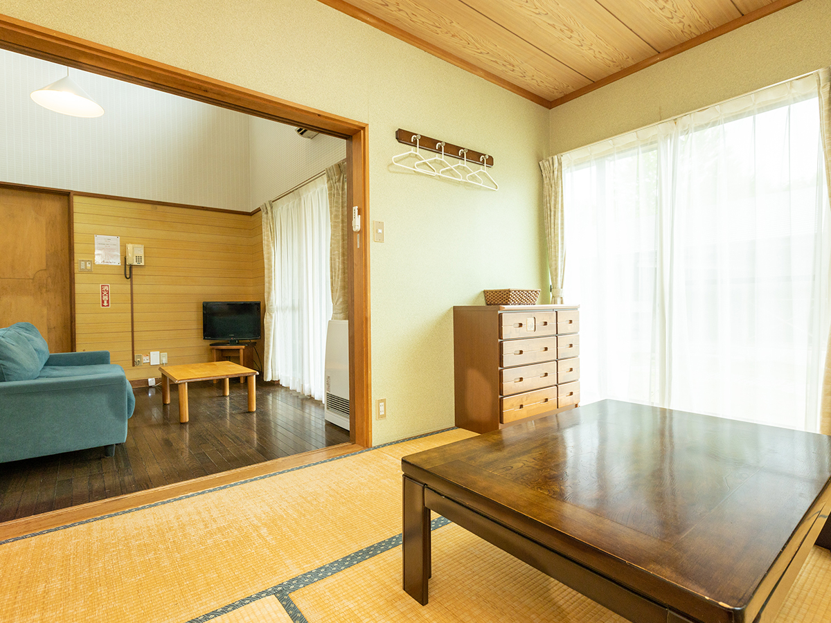 Nature cottage Akabeko 連棟タイプ2DK：客室一例