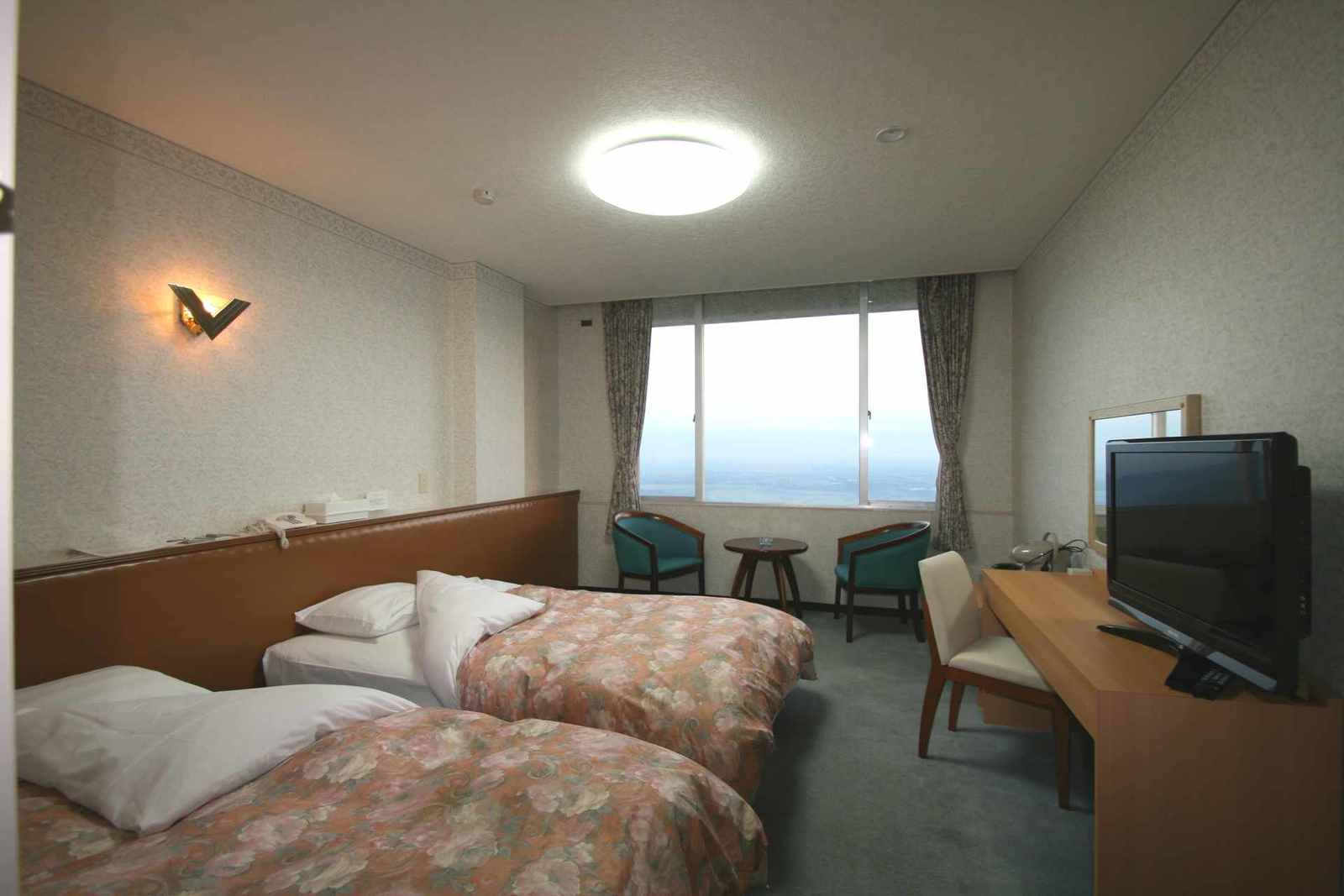 筑波山京成ホテル 関東平野を望む洋室（ツイン）