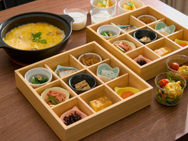 大洗パークホテル 【ヴィラ×朝食付き】優しいお出汁香る鶏雑炊の朝ごはんでデトックス旅＜朝食のみ＞