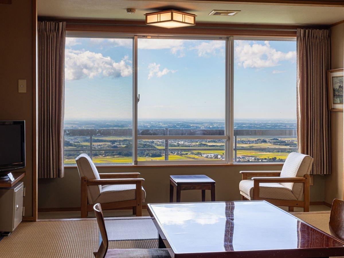 亀の井ホテル 筑波山 ■和室10畳　パノラマビュー