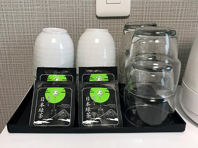 ロイヤルイン水戸 お茶セット（部屋に設置）