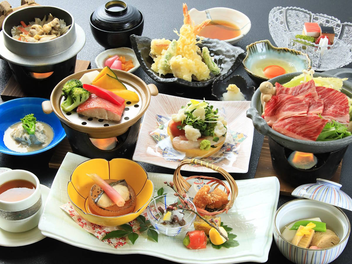 ゆとりろ那須塩原 【GW期間×夕食時個室確約】数組のみのご案内／限定会席料理をゆったり堪能＜■選べる1品+個室会席＞
