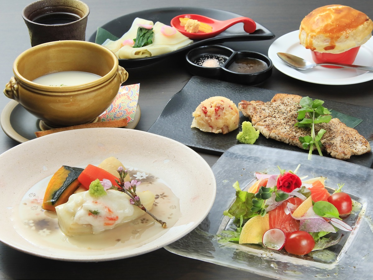 ゆとりろ日光 【ライトコースプラン】少食の方やお酒メインの方におすすめ！お得な品数少な目コース＜ライトコース▼＞