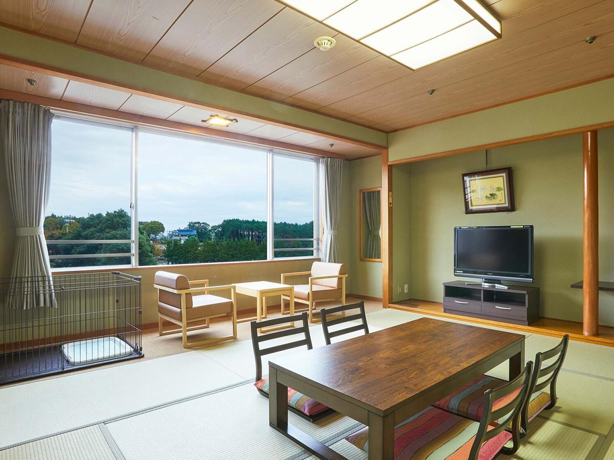 亀の井ホテル 喜連川 【ワンちゃんルーム（和室）】8畳と10畳のお部屋がございます