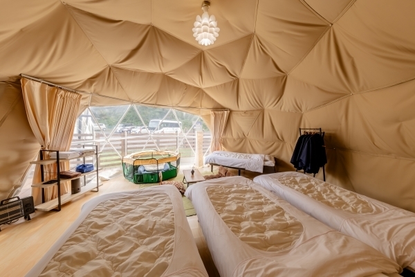 glampark 益子館 ★ワンちゃんも同伴可！食材持ち込みもOK！天然温泉を満喫するゆったりグランピング☆周辺観光巡り重視◎素泊まりコース＆食材持ち込みBBQコース コンロ付き