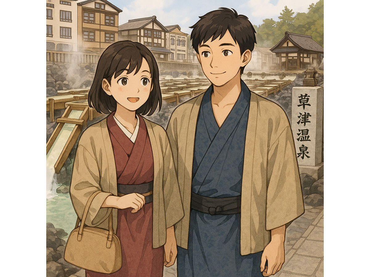 和える宿　高松 【カップル限定】シャンパンで乾杯♪ふたりきりで過ごす草津温泉旅＜貸切風呂割引特典付＞