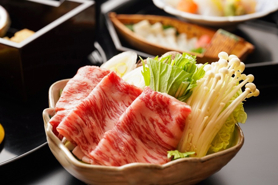 ホテル天坊 甘くとろけるブランド黒毛和牛「上州牛」を堪能◆四季折々の創作料理を個室料亭で味わう本格会席