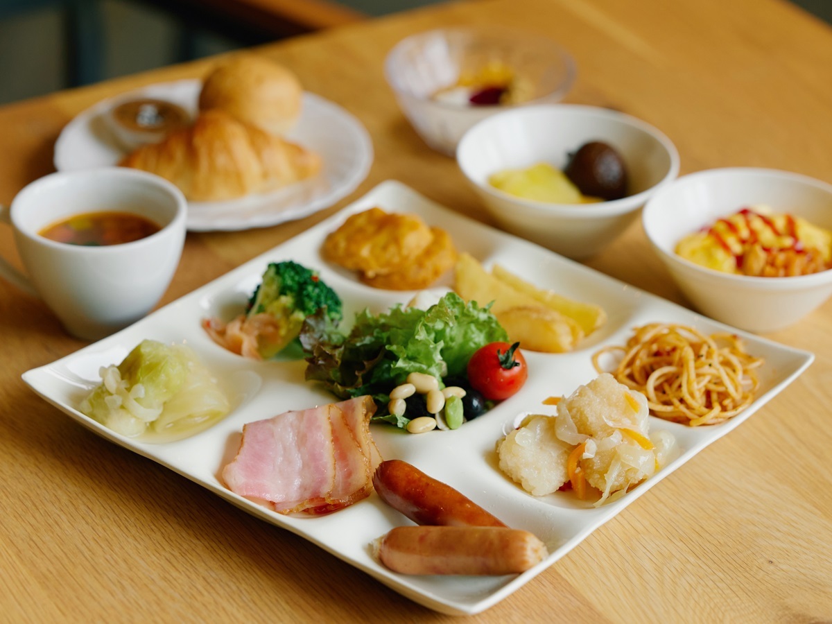ゆとりろガーデン北軽井沢ホテルwithDOGS 【朝食付き】21時までチェックインOK／高原野菜を使った朝食付きプラン＜朝食ハーフビュッフェのみ＞