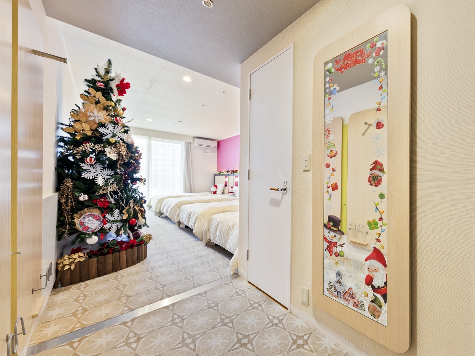 三井ガーデンホテルプラナ東京ベイ 【室数限定】ホテルでクリスマス気分を満喫！4ベッドタイプのハッピークリスマスルーム♪＜素泊り＞