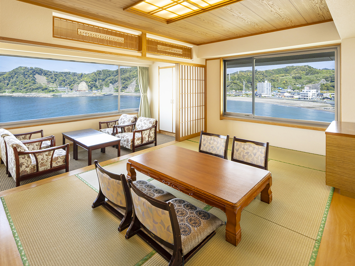 三日月シーパークホテル安房鴨川 特別室_うしお亭_和室4脚A