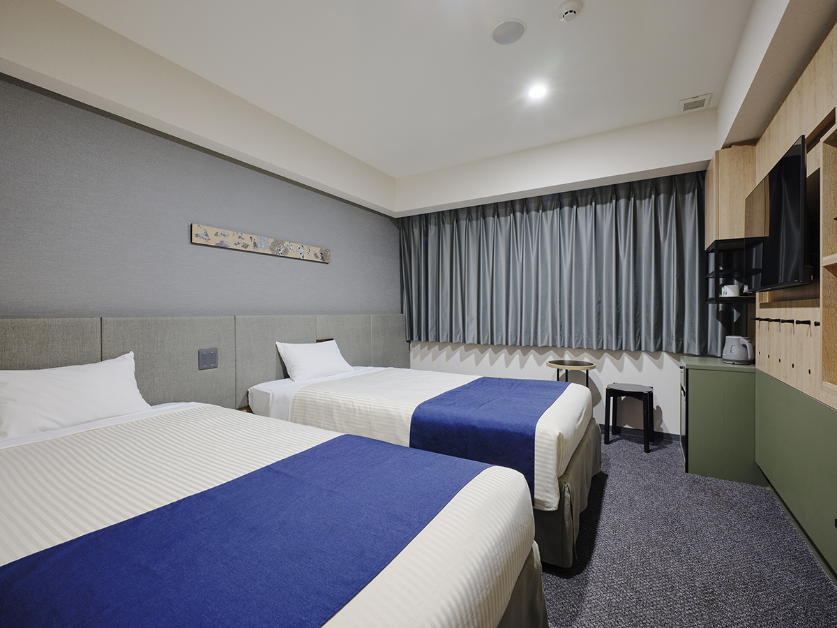 hotel MONday Premium 上野御徒町 スタンダードツイン（エキストラベッド付）