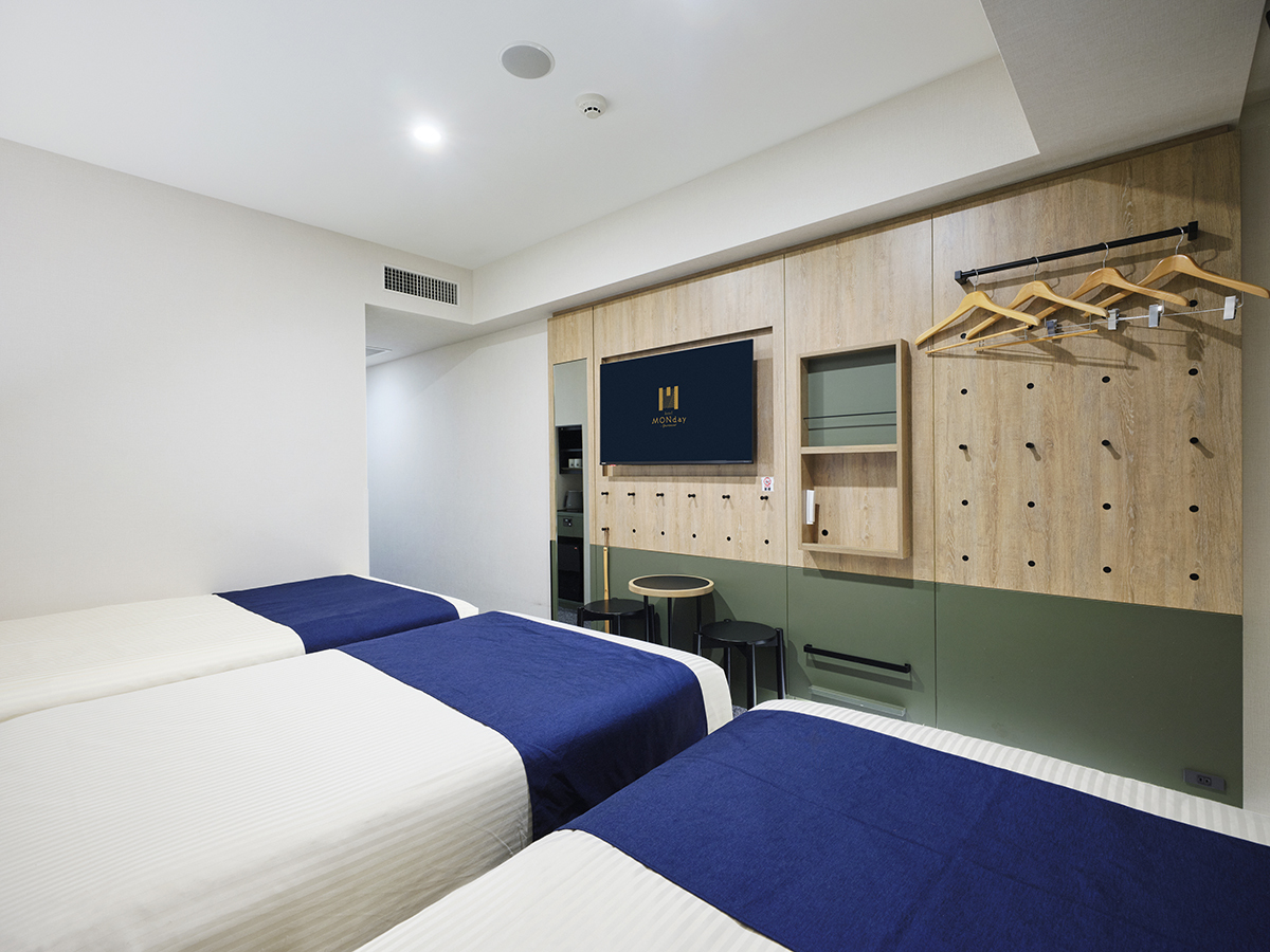 hotel MONday Premium 上野御徒町 デラックスツインエキストラベッド付き付き