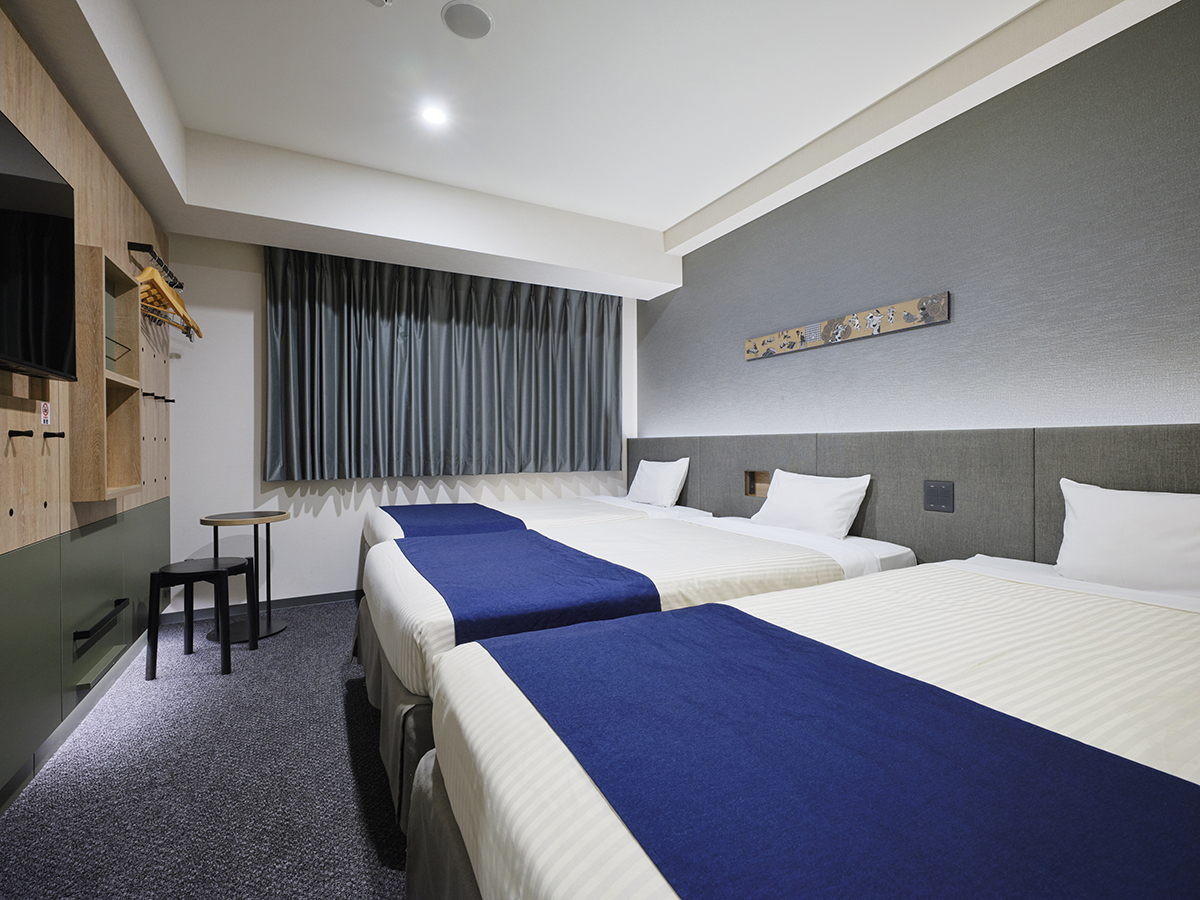 hotel MONday Premium 上野御徒町 デラックスツインエキストラベッド付き付き