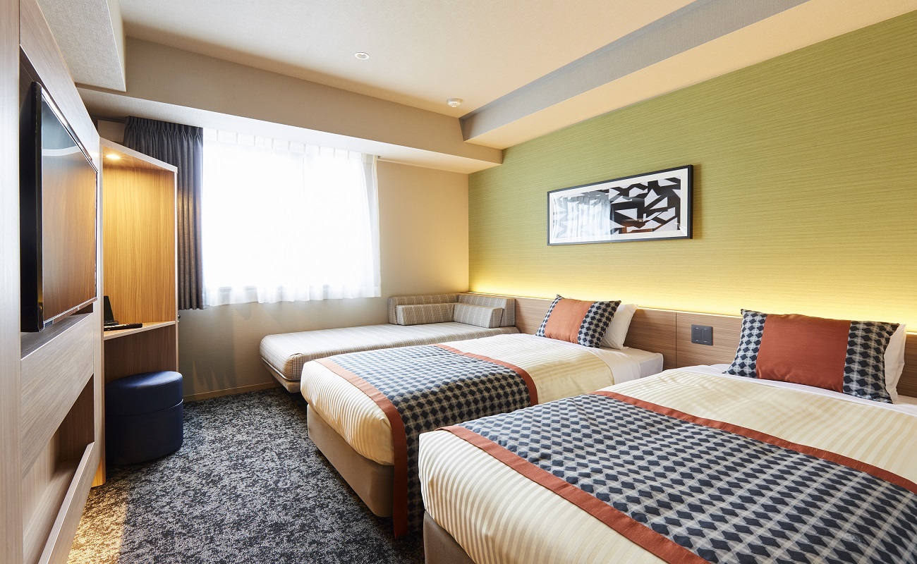 hotel MONday 浅草 デラックスツイン（ソファベッド付）