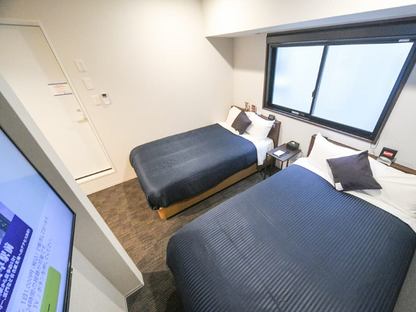 ホテルリブマックス浅草駅前 【ツインルーム】16平米／ベッドサイズ120×195cm／定員1名～4名
