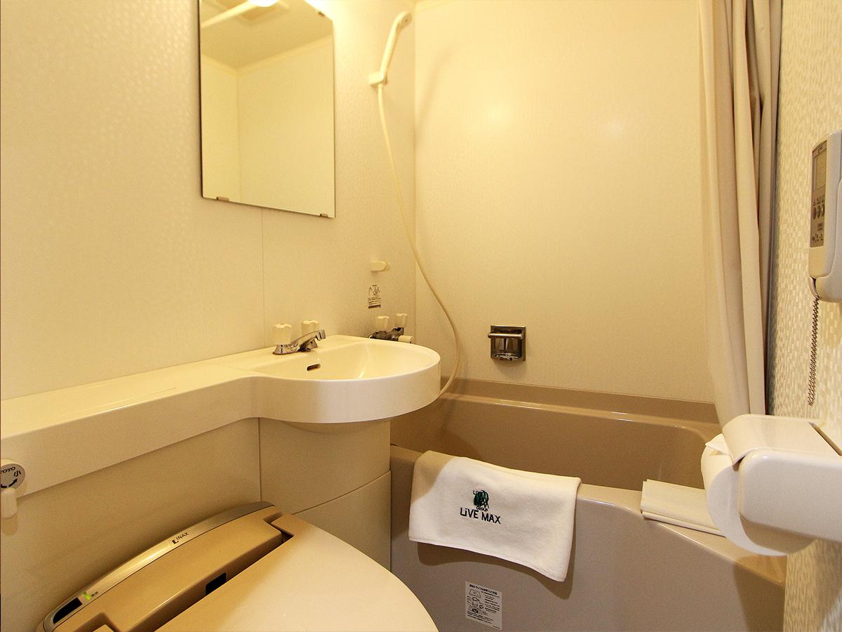 ホテルリブマックスBUDGET府中 バスルーム・トイレはユニットバスのご用意になります♪