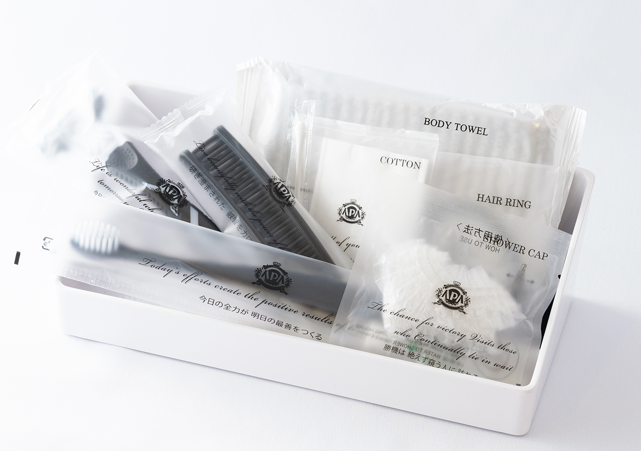 アパホテル〈東京九段下〉 アメニティセット4枚刃