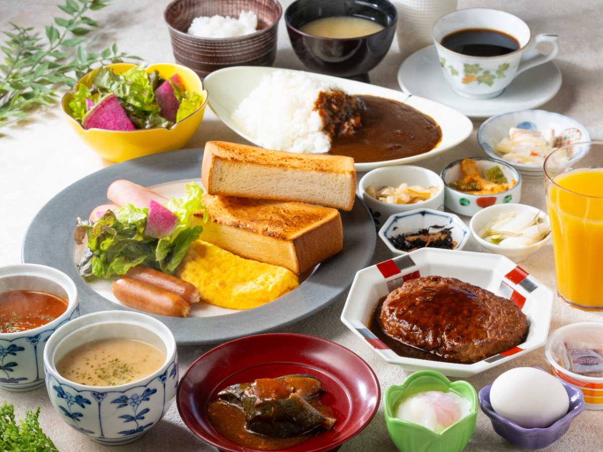 アパホテル〈日本橋浜町駅南〉 【朝食付き】◆7時から営業◆  選べるセットメニュー！